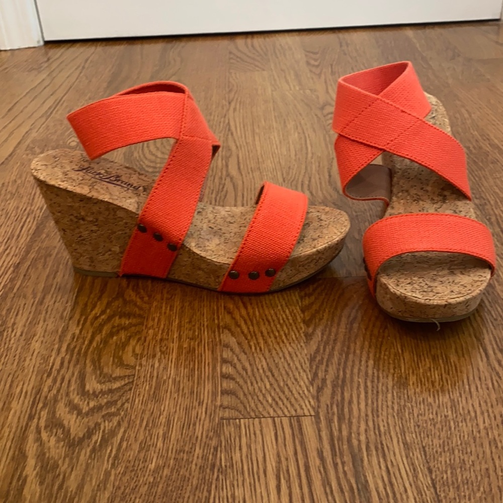 Lucky brand wedges- BUNDLE and save!!